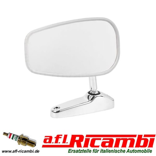 Exterior mirror oval-door