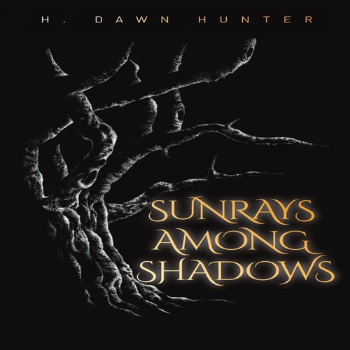 Sunrays among shadows dawn - sunrays, h.