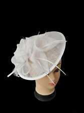 Fascinator New Women's Large Headband Clip Hat Weddings Ladies Races Royal Ascot