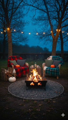 Camping fire pit portable flat - camping,