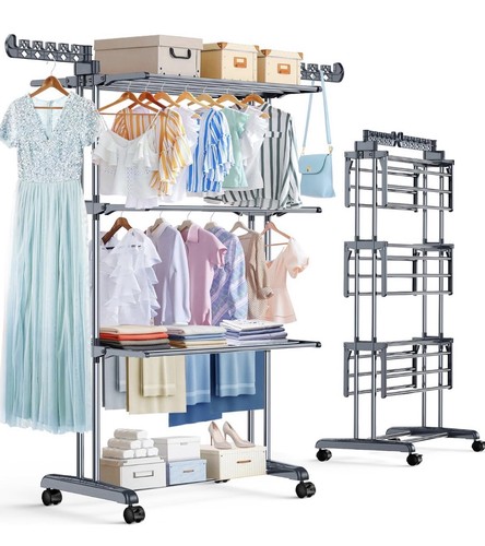 Tier foldable clothes airer - 4,