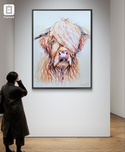 Original highland cow - original,