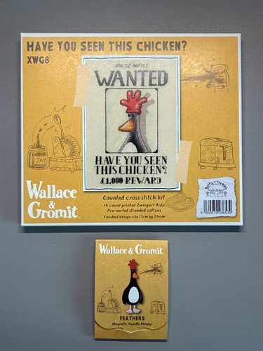 Wallace gromit cross stitch - &,