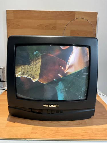 Bush black crt tv - bush,