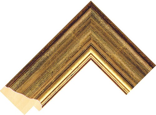 40mm wide gold reverse wood - wide,