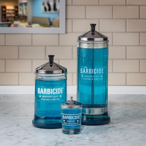 Barbicide disinfecting jar - disinfecting,