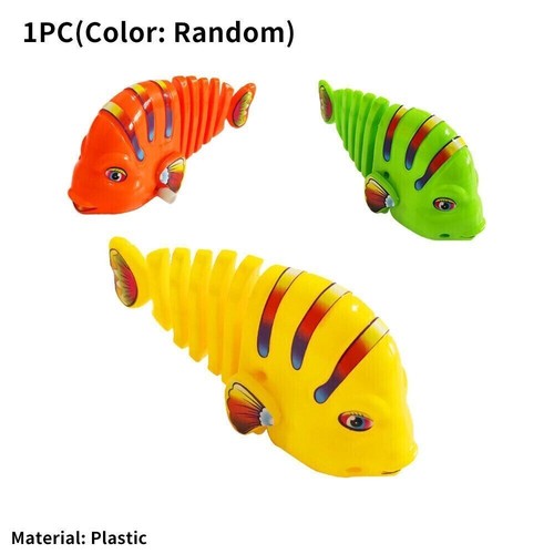 Plastic wind wiggle fish - wind-up,