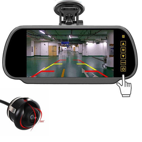 Car mirror monitor suction - car,