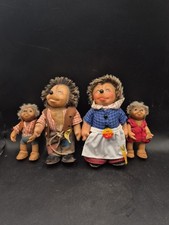 Vintage Steiff Hedgehog Family