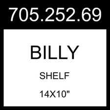IKEA BILLY Shelf White  14x10" 705.252.69