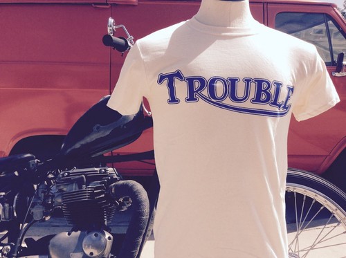 Trouble triumph tee bonneville - tee,