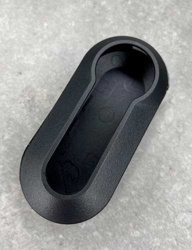 Black replacement key fob - key,