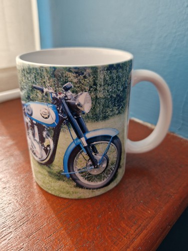 Bsa motorbike mug vintage bike - motorbike,