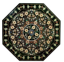 30" Luxury Black Marble Coffee