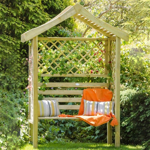 Arbour bench seat wooden - seat,