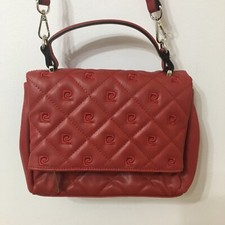 Pierre Cardin ladies red faux
