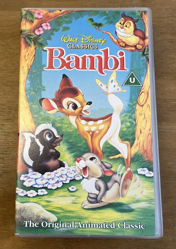 Bambi vhs video walt disney - bambi,