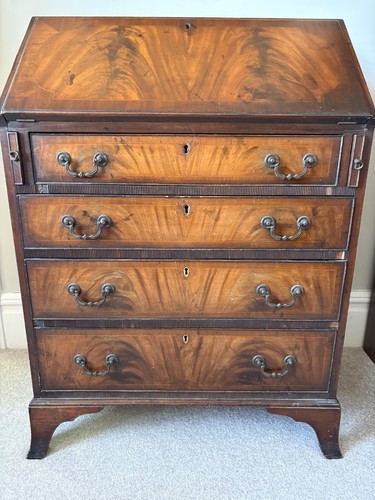 Antique mahogany writing - mahogany,