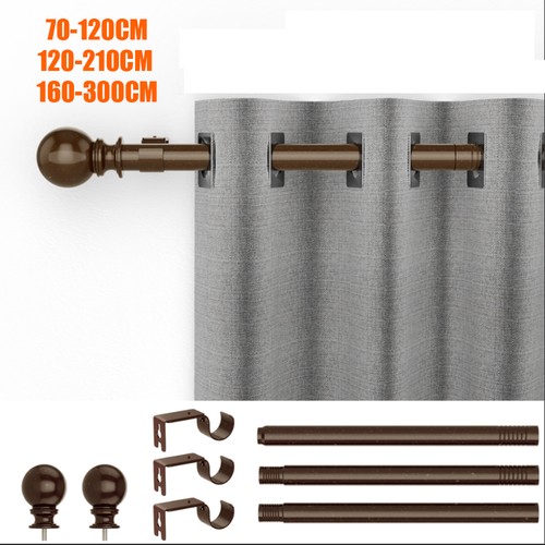 Extendable curtain poles with - poles,