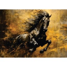 Black Horse Rice Paper A3 –