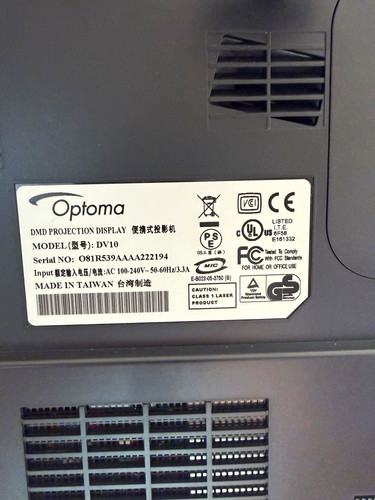 Optoma dv10 dlp - optoma, projector