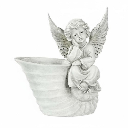 Resin sculpture angel design - resin,