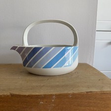 Midwinter Gravy Boat  'Style' Blue/Purple Stripe Design Ceramic 400ml - DEFECT