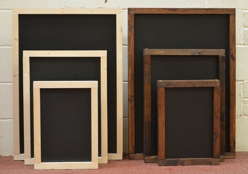 Wall mounted wooden framed - wooden,
