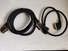 2 Monster SCART Cables - Male
