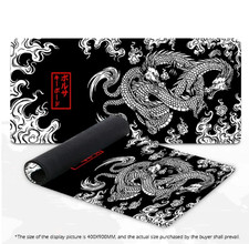 90x40CM Japanese Dragon Large Gaming Mousepad Keyboard Desk Mat Anime Dragon Pad