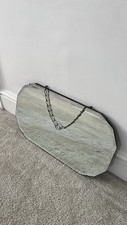 Vintage Frameless Mirror