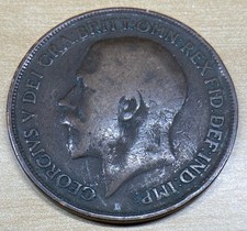 George V  1916  One Penny - 1d