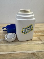 Vintage Thermos Roughneck Flask with sticker design 0.26L - Sip Lid & Cup