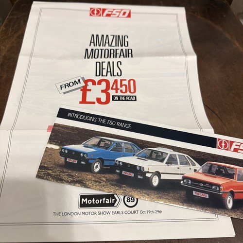 Fso car brochure 1989 polonez - fso,