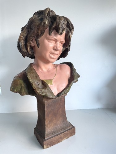 Antique bust sculpture - antique,