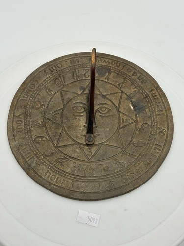 Antique brass sun - brass,
