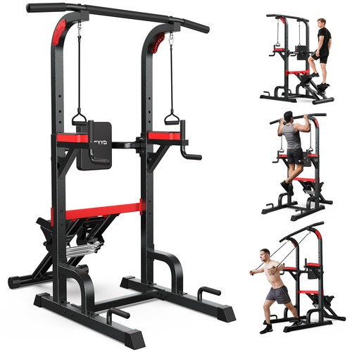 Power tower with stair stepper - tower,