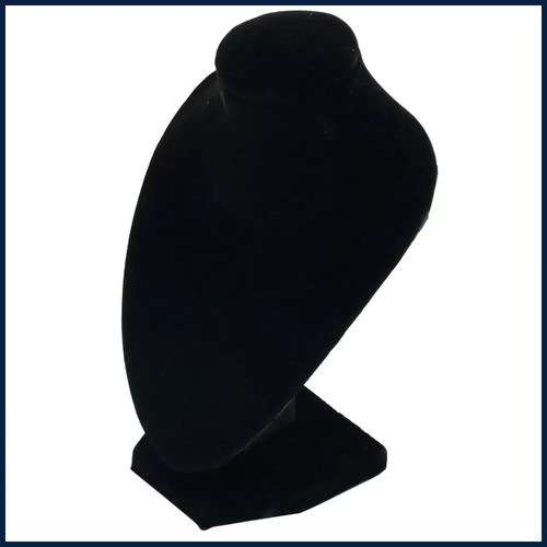 Black mannequin necklace - black,