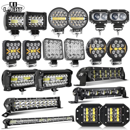 Led work light bar flood - light,
