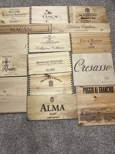 Lot wooden wine wood - lot,