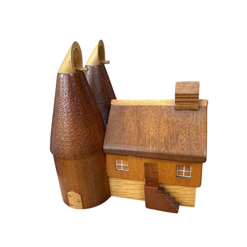 Handmade wooden double kiln - handmade,