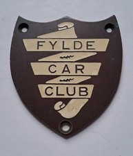 VINTAGE FYLDE CAR CLUB SHIELD