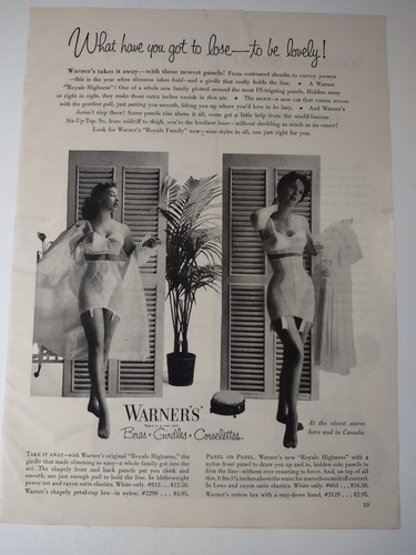 Warners bras girdles - warners,