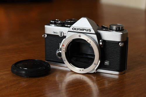 Olympus silver 35mm - om-2n, slr