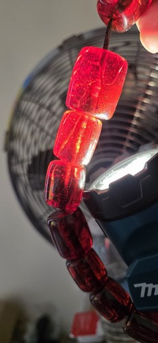 Vintage cherry red amber - cherry,