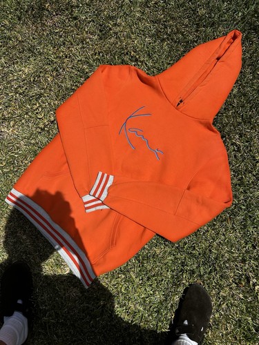 Karl kani orange cotton fleece - karl,