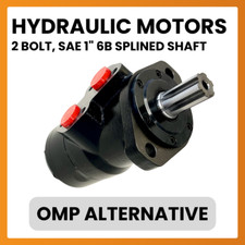 2 Bolt, SAE 1 Inch 6B Splined