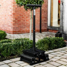 Compact Boot Scraper Brush & Wiper | FREESTANDING CLEAT CLEANER - Outdoor Use