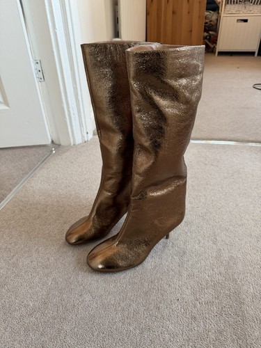 Zara women brown leather - zara,