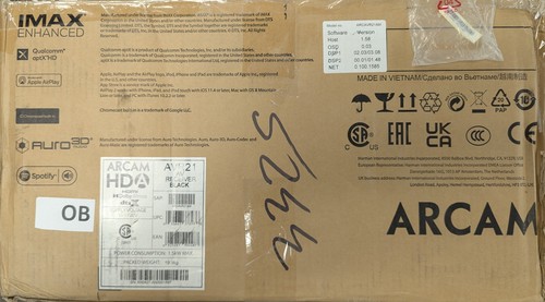 Arcam avr21 770w 8k - ch.,